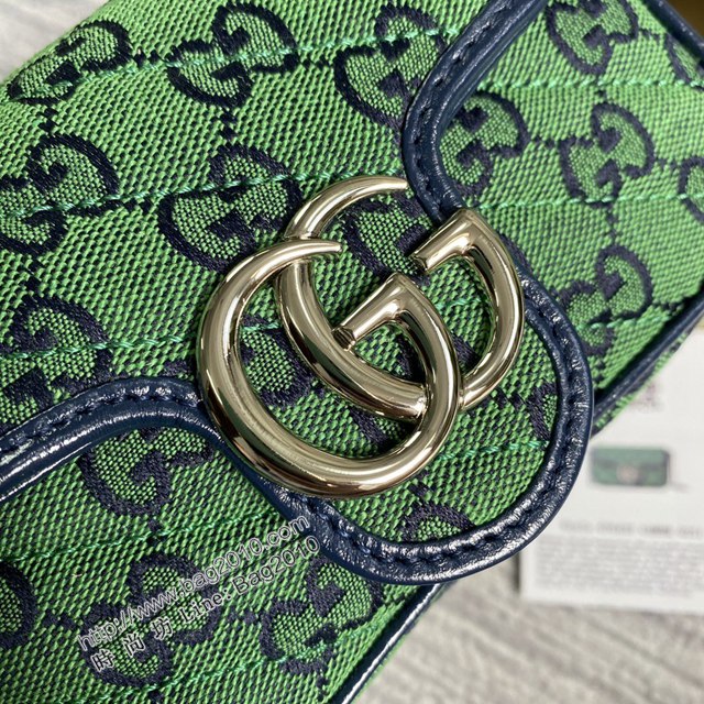 Gucci經典百搭女包 古馳GG Marmont Mini女包 Gucci全皮鏈條迷你小挎包 476433  ydg3274